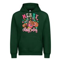 Forest Green pink merry christmas black girl sneakers Urban Hoodie - RanaPortraitStore
