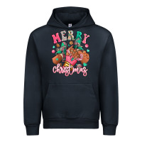 Navy pink merry christmas black girl sneakers Urban Hoodie - RanaPortraitStore