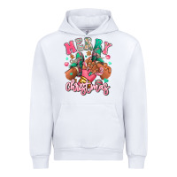 White pink merry christmas black girl sneakers Urban Hoodie - RanaPortraitStore