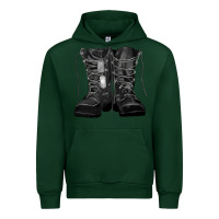 Foreset Green soldier boots Urban Hoodie - RanaPortraitStore