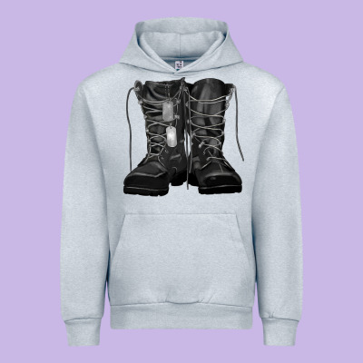 Urban Hoodie soldier boots
