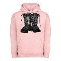 Pigment Salmon soldier boots Urban Hoodie - RanaPortraitStore
