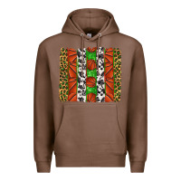 Chestnut basketball brush strokes Premium Hoodie - texasbilliewilder