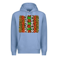 Colony Blue basketball brush strokes Premium Hoodie - texasbilliewilder