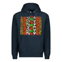 Navy basketball brush strokes Premium Hoodie - texasbilliewilder