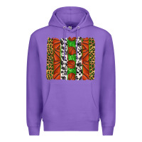 Purple basketball brush strokes Premium Hoodie - texasbilliewilder