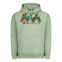 Pigment Oil Green cactus gnomes Urban Hoodie - Zillion Design Studio