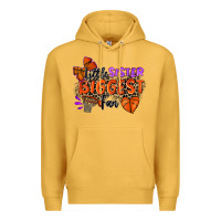 Mustard little sister biggest fan basketball Premium Hoodie - Zillion Design Studio