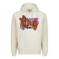 Oatmeal Heather little sister biggest fan basketball Premium Hoodie - Zillion Design Studio