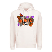 Pale Pink little sister biggest fan basketball Premium Hoodie - Zillion Design Studio