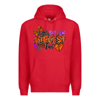Red little sister biggest fan basketball Premium Hoodie - Zillion Design Studio