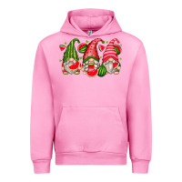 Fuchsia Pink watermelon gnomes Urban Hoodie - Zillion Design Studio