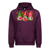 Mauve Wine watermelon gnomes Urban Hoodie - Zillion Design Studio