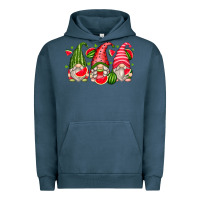 Pigment Midnight Navy watermelon gnomes Urban Hoodie - Zillion Design Studio