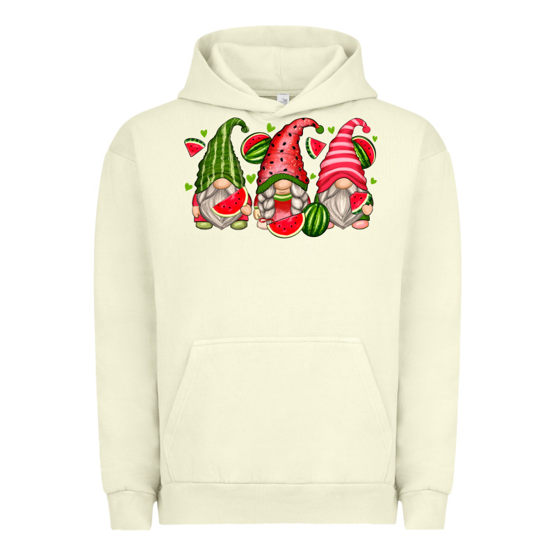 Watermelon Gnomes Urban Hoodie by Zillion Design Studio | Teevron