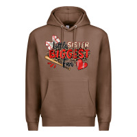 Chestnut little sister biggest fan baseball Premium Hoodie - Zillion Design Studio