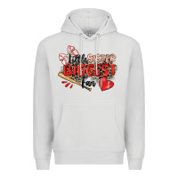 Dove Grey little sister biggest fan baseball Premium Hoodie - Zillion Design Studio