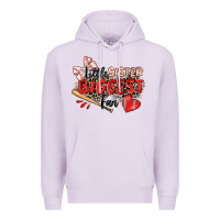 Lilac little sister biggest fan baseball Premium Hoodie - Zillion Design Studio