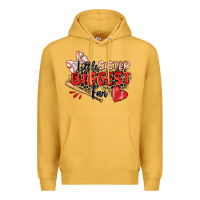 Mustard little sister biggest fan baseball Premium Hoodie - Zillion Design Studio