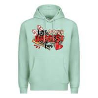 Seafoam little sister biggest fan baseball Premium Hoodie - Zillion Design Studio