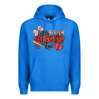 True Royal little sister biggest fan baseball Premium Hoodie - Zillion Design Studio