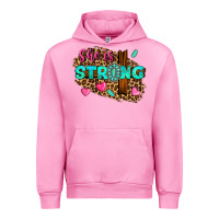 Fuchsia Pink she is strong Urban Hoodie - texasbilliewilder