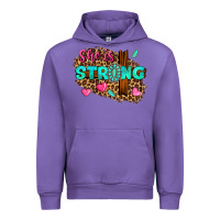 Tulip she is strong Urban Hoodie - texasbilliewilder