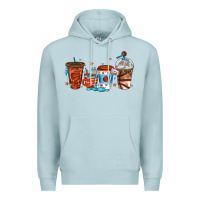 Blue Mist basketball coffee cups Premium Hoodie - texasbilliewilder