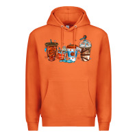 Carrot basketball coffee cups Premium Hoodie - texasbilliewilder