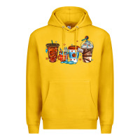 Lemon basketball coffee cups Premium Hoodie - texasbilliewilder