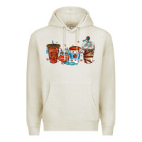 Oatmeal Heather basketball coffee cups Premium Hoodie - texasbilliewilder