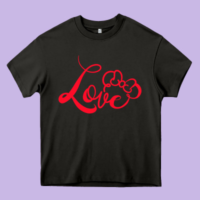 Minnie Mouse Heavy Core Tee Designed By Cowhidedigitalart