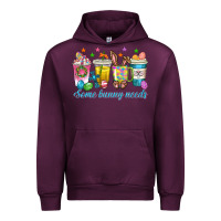 Mauve Wine some bunny needs easter coffee cups Urban Hoodie - texasbilliewilder