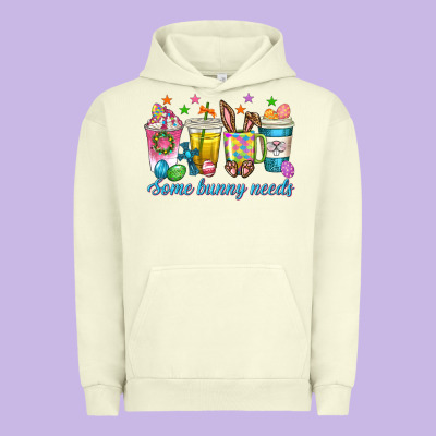Urban Hoodie some bunny needs easter coffee cups