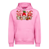 Fuchsia Pink strawberry gnomes Urban Hoodie - Zillion Design Studio