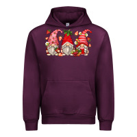 Mauve Wine strawberry gnomes Urban Hoodie - Zillion Design Studio
