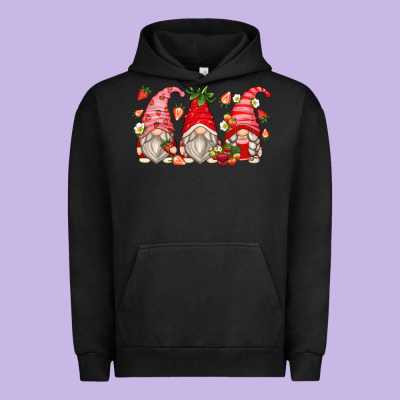 Strawberry Gnomes Urban Hoodie Designed By Zillion Design Studio