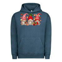 Pigment Midnight Navy strawberry gnomes Urban Hoodie - Zillion Design Studio