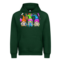 Forest Green nail tech gnomes Urban Hoodie - Zillion Design Studio