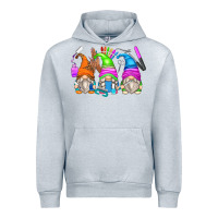 Heather Grey nail tech gnomes Urban Hoodie - Zillion Design Studio