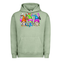 Pigment Oil Green nail tech gnomes Urban Hoodie - Zillion Design Studio