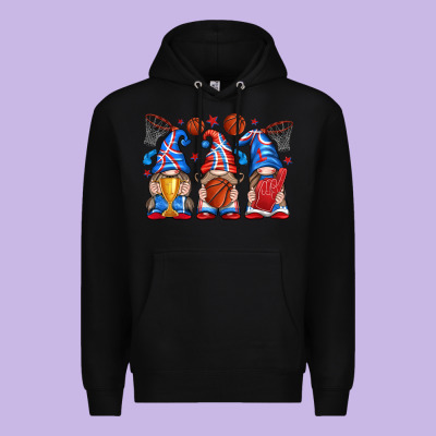 Basketball Gnome Premium Hoodie Designed By Texasbilliewilder