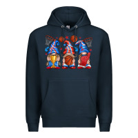 Navy basketball gnome Premium Hoodie - texasbilliewilder