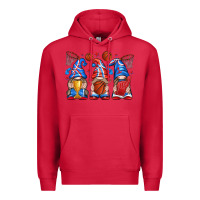 Cardinal basketball gnome Premium Hoodie - texasbilliewilder