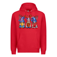 Red basketball gnome Premium Hoodie - texasbilliewilder