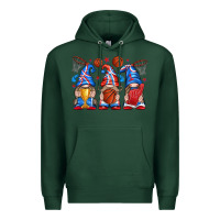 Sports Green basketball gnome Premium Hoodie - texasbilliewilder