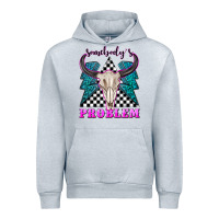 Heather Grey somebodys problem Urban Hoodie - texasbilliewilder