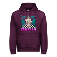 Mauve Wine somebodys problem Urban Hoodie - texasbilliewilder