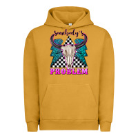 Pigment Peanut Butter somebodys problem Urban Hoodie - texasbilliewilder