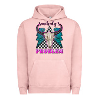 Pigment Salmon somebodys problem Urban Hoodie - texasbilliewilder